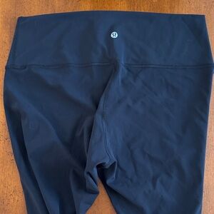 Lululemon Black High-Rise Align Leggings Size 12. 27” inseam.